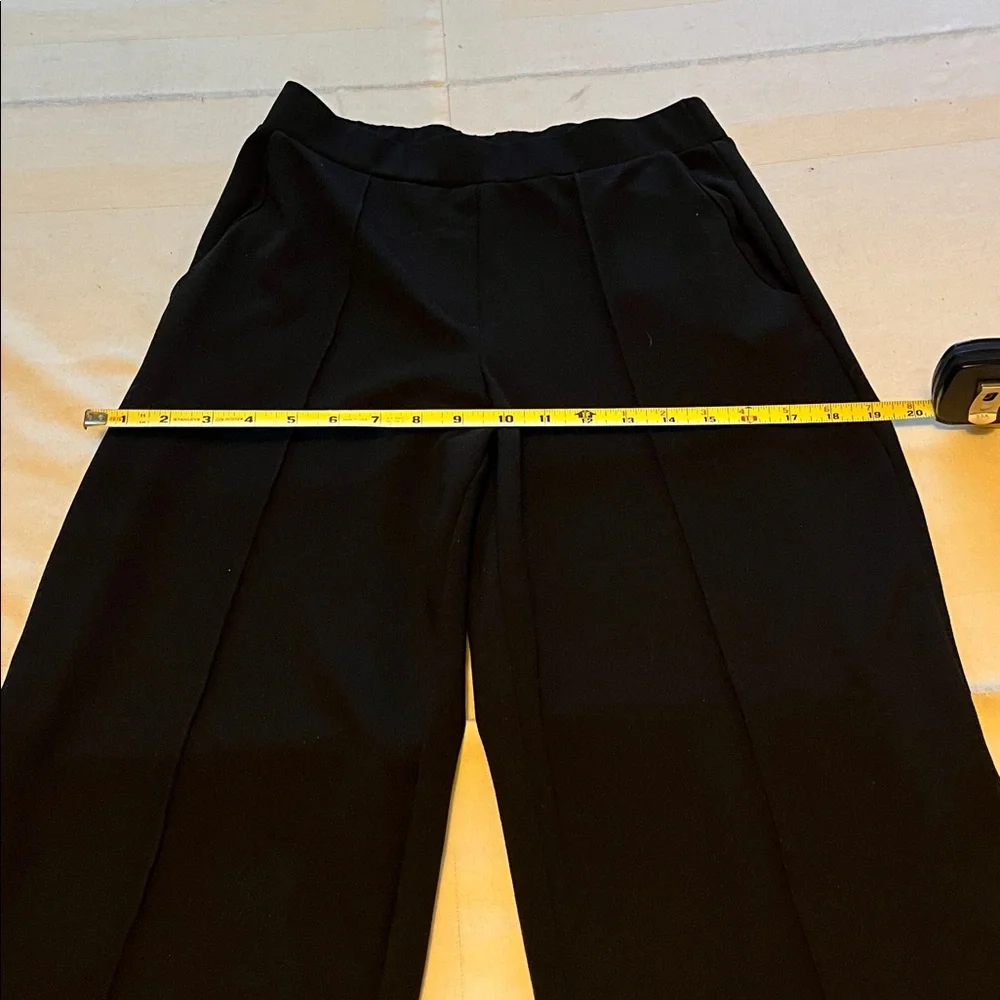 Saint + Sofia Luxurious Black Palazzo Pants Size 6